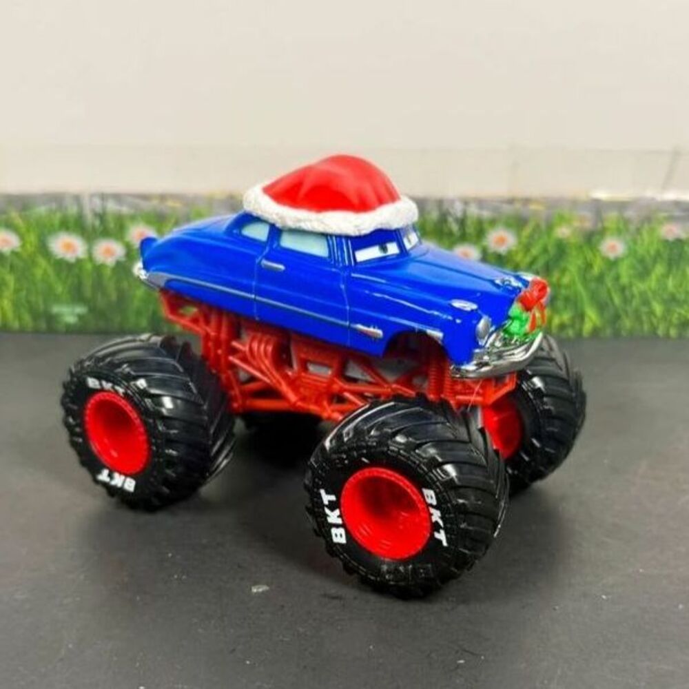 Disney Pixar Cars Custom Monster Truck Holiday Winter Christmas Doc Hudson